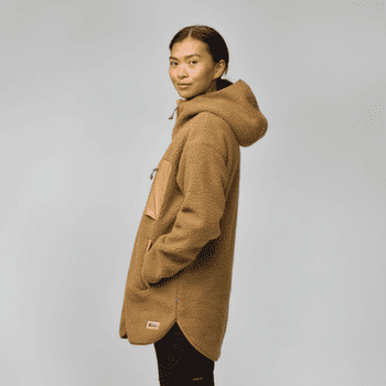 Kurtka Fjällräven Vardag Pile Fleece Long Women Black Oak