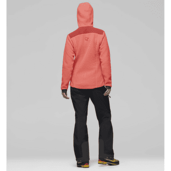 Kurtka Norrona trollveggen warm3 Zip Hood Women Deep Sea Coral/Baked Apple