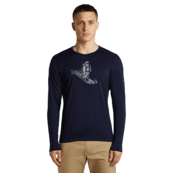 Koszulka z długim rękawem Icebreaker Merino 200 Oasis LS Crewe Men DK LODEN