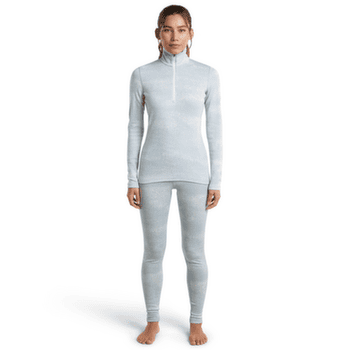 Koszulka z długim rękawem Icebreaker Merino 260 Oasis Vertex LS Half Zip CHillwave Women SNOW/ZINC BLUE/J