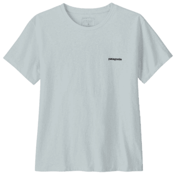 Koszulka z krótkim rękawem Patagonia P-6 Logo Responsibili-Tee Women Fiber White