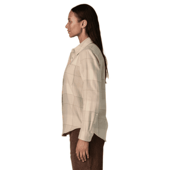 Koszula z długim rękawem Patagonia FJORD FLANNEL SHIRT Women Snow Owl: Rutabaga White