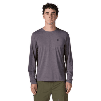 Koszulka z długim rękawem Patagonia LONG-SLEEVED CAP COOL DAILY SHIRT - HUT TRIPPER Men Dyno White