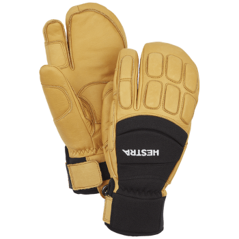 Rękawice Hestra Vertical Cut CZone 3-finger Svart/Tan
