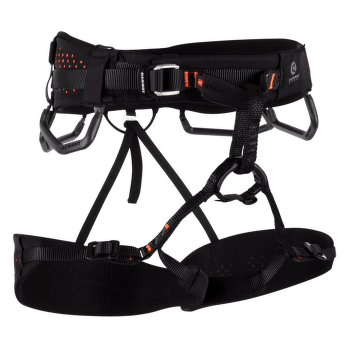 Siodło Mammut Comfort Fast Adjust Harness Men black-safety orange 00430