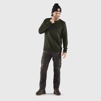 Bluza Fjällräven Fjällräven Logo Sweater Men Black