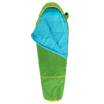 Śpiwór Grüezi bag Kids Grow Colorful Gecko Green