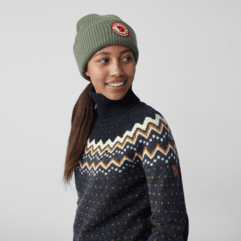 Sweter Fjällräven Övik Knit Roller Neck Women Navy-Dark Navy