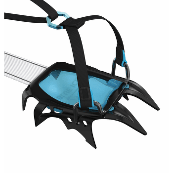 Raki Blue Ice Harfang Alpine Crampons Black