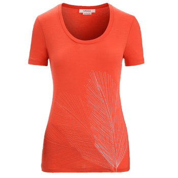 Koszulka z krótkim rękawem Icebreaker Tech Lite II SS Scoop Tee Plume Women VIBRANT EARTH