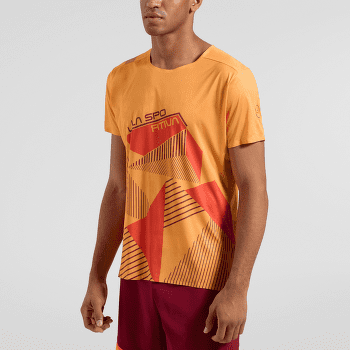 Koszulka z krótkim rękawem La Sportiva COMP T-SHIRT Men Night Sky/Mountain Red