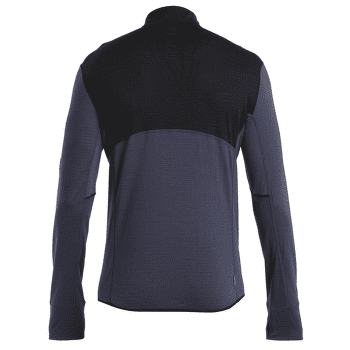 Bluza Icebreaker Merino 200 Realfleece™ Descender LS Half Zip Men BLACK/GRAPHITE/CB