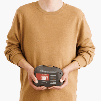 Wkładka do śpiwora Sea to Summit Reactor Extreme Sleeping Bag Liner - Mummy w/ Drawcord Standard Spicy Orange