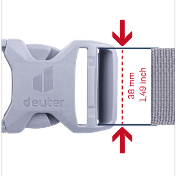 Sprzączka deuter Buckle 38D HI/TR/AL Black