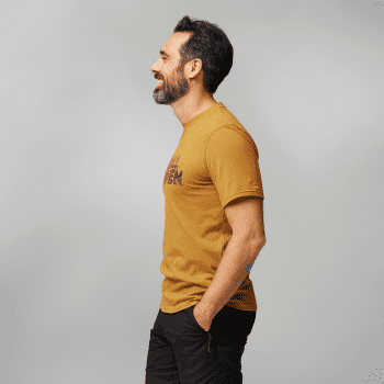 Koszulka z krótkim rękawem Fjällräven Lush Logo T-Shirt Men Acorn