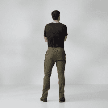 Spodnie Fjällräven Abisko Hybrid Trail Trousers Men Suede Brown