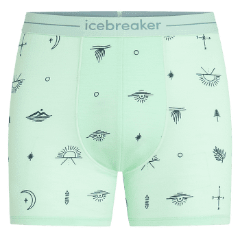 Bokserki Icebreaker Merino 150 Anatomica Boxers Explore More AOP Men MINT/AOP