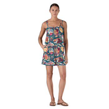 Kombinezon Patagonia Tidal Threads Romper Women Wrasse: Wetland Blue