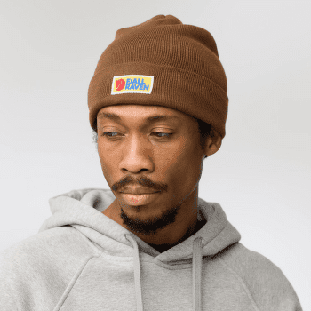 Czapki Fjällräven Vardag Classic Beanie Terracotta Brown