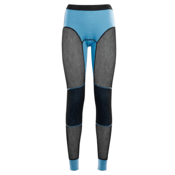 Legginsy Aclima WoolNet Longs Women Azure Blue / Jet Black