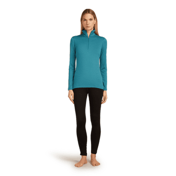 Koszulka z długim rękawem Icebreaker Merino 200 Oasis LS Half Zip Women Black