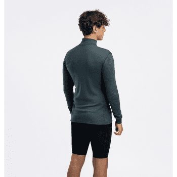 Koszulka z długim rękawem Aclima WarmWool Mock Neck Shirt Men Green Gables