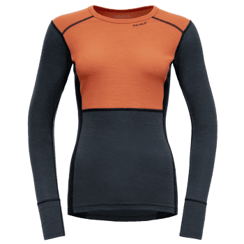 Koszulka z długim rękawem Devold Lauparen Merino 190 Shirt Women 121C CORAL/NIGHT/INK