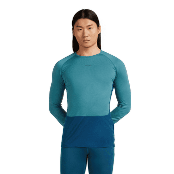 Koszulka z długim rękawem Icebreaker Merino 200 ZoneKnit™ LS Crewe Men BLACK