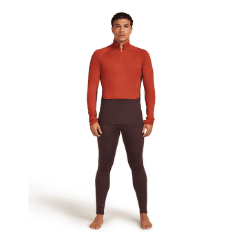 Koszulka z długim rękawem Icebreaker Merino 260 ZoneKnit™ LS Half Zip Men JET HTHR-011