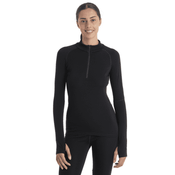 Pulower Icebreaker 300 MerinoFine™ Polar LS Half Zip Women Black