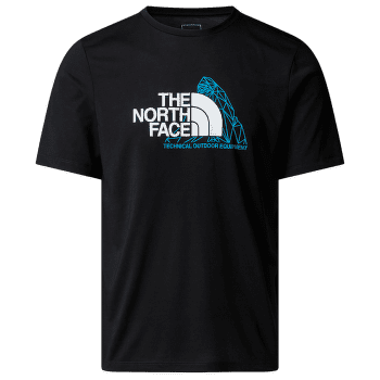 Koszulka z krótkim rękawem The North Face MOUNTAIN FOUNDATION SS TEE-GRAPHIC Men TNF BLACK