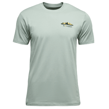 Koszulka z krótkim rękawem Black Diamond Mountainscape SS Tee Men Agave