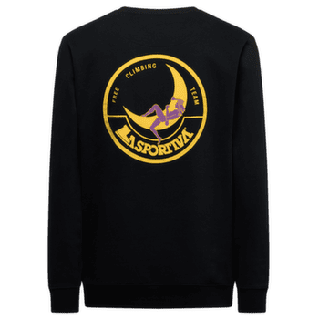 Bluza La Sportiva CLIMBING ON THE MOON Sweatshirt Men Nero/Giallo