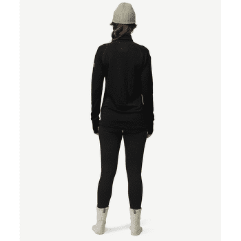 Koszulka z długim rękawem Devold Expedition Zip Neck Woman 950 BLACK