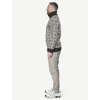 Sweter Devold Hoddevik Wool High Neck Men 940B ANTHRACITE/FALCON