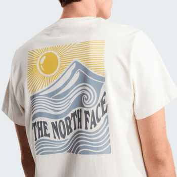 Koszulka z krótkim rękawem The North Face Mountain Escape Relaxed Short Sleeve Tee - Graphic Men WHITE DUNE