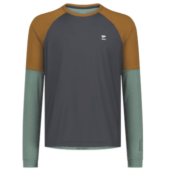 Bluza Mons Royale Tarn Merino Bike Wind Jersey Cypress/Caramel/Black