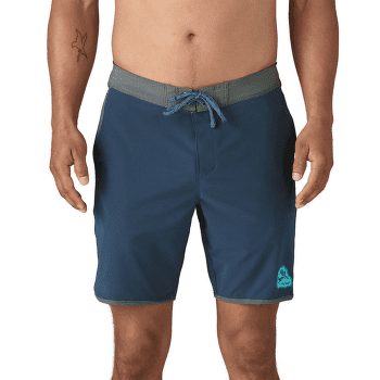 Szorty Patagonia Hydropeak Side Shore Boardshorts - 18 in. Men Blue Sage