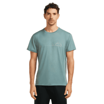 Koszulka z krótkim rękawem Icebreaker Merino Blend Core SS Tee Single Line Camp Men BLUE ASH