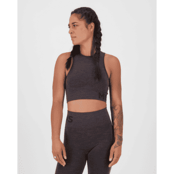 Tank top Mons Royale Solace Merino Seamless Tank Women Forged Iron