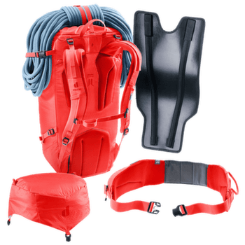 Plecak deuter Guide 34+6 poppy-crimson