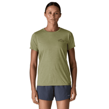 Koszulka z krótkim rękawem Patagonia Cap Cool Daily Shirt - Cloud Crag Women Shore Blue - Light Shore Blue X-Dye