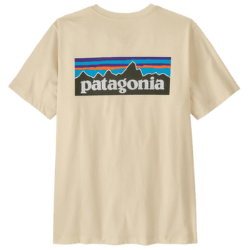 Koszulka z krótkim rękawem Patagonia P-6 Logo T-Shirt Men Undyed Natural