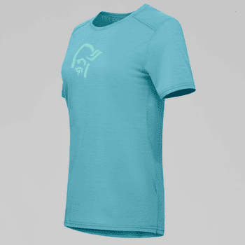 Koszulka z krótkim rękawem Norrona femund equaliser merino T-Shirt Women Brittany Blue