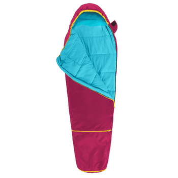 Śpiwór Grüezi bag Kids Grow Colorful Raspberry Red Raspberry Red