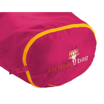 Śpiwór Grüezi bag Kids Grow Colorful Raspberry Red Raspberry Red