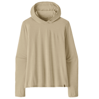 Koszulka z długim rękawem Patagonia Cap Cool Ultra Hoody Women Pumice - Dyno White X-Dye