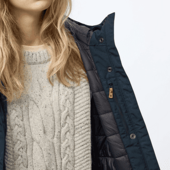 Parka Fjällräven Kiruna Hydratic Padded Parka Women Black