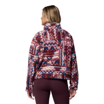 Bluza Columbia Helvetia™ II Printed Cropped Half Snap Women Antique Mauve, Geomix 555