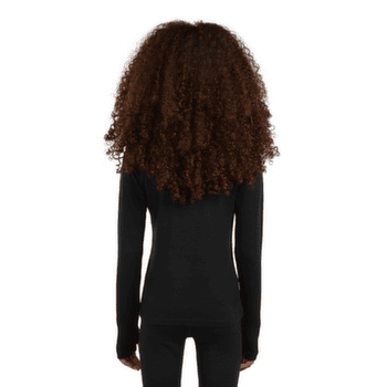 Koszulka z długim rękawem Icebreaker Merino 260 Oasis LS Half Zip Kids Black
